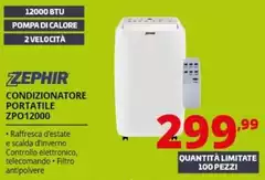 Zephir - Condizionatore Portatile ZPO 12000 Zephir - Condizionatore Portatile ZPO 12000