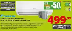 Daikin - Climatizzatore Mono Split New Evolution ARC35F/ATXC35E Daikin - Climatizzatore Mono Split New Evolution ARC35F/ATXC35E