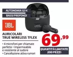 Jbl - Auricolari True Wireless TFlex