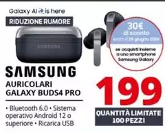 Samsung - Auricolari Galaxy Buds4 Pro