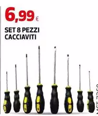 Set 8 Pezzi Cacciaviti