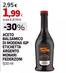 Monari federzoni - Aceto Balsamico Di Modena IGP Etichetta Argento