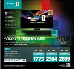 Hisense - UR9S Smart Tv RGB Miniled 4K 65'' Hisense - UR9S Smart Tv RGB Miniled 4K 65''