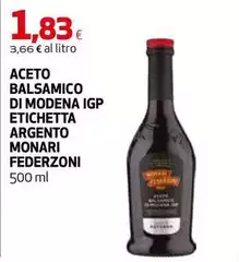 Monari federzoni - Aceto Balsamico Di Modena IGP Etichetta Argento