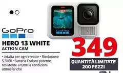Gopro - Hero 13 White Action Cam Gopro - Hero 13 White Action Cam