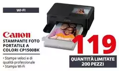 Canon - Stampante Foto Portatile A Colori CP1500BK Canon - Stampante Foto Portatile A Colori CP1500BK