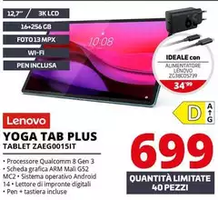 Lenovo - Yoga Tab Plus Tablet ZAEG0015IT Lenovo - Yoga Tab Plus Tablet ZAEG0015IT