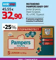 Pampers - Mutandino Baby-Dry