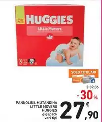 Huggies - Pannolini, Mutandina Little Movers