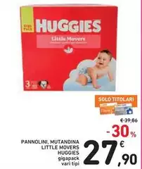 Huggies - Pannolini, Mutandina Little Movers