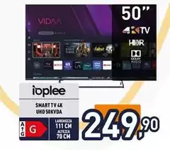 Ioplee - Smart TV 4K UHD 50KVDA