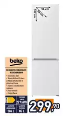 Beko - Frigorifero Combinato RCSA300K40WN Beko - Frigorifero Combinato RCSA300K40WN