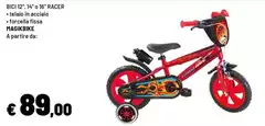 Magikbike - Bici 12", 14" O 16" Racer
