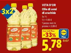 Vita D'or - Olio Di Semi Di Arachide