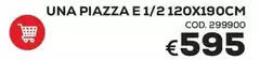 Una Piazza E 1/2 120x190cm Una Piazza E 1/2 120x190cm