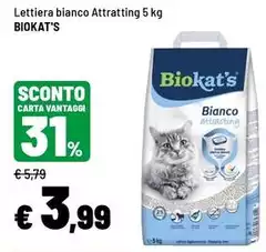 Biokat's - Lettiera Bianco Attrating
