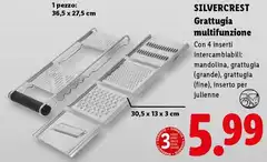 Silvercrest - Grattugia Multifunzione