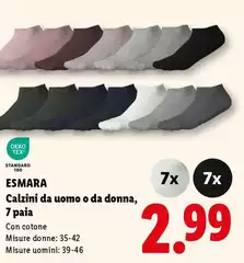 Esmara - Calzini Da Uomo O Da Donna, 7 Paia
