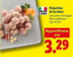 Polpettine Di Tacchino