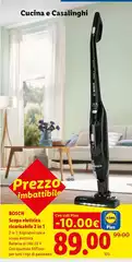 Bosch - Scopa Elettrica Ricaricabile 2 In 1 Bosch - Scopa Elettrica Ricaricabile 2 In 1