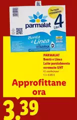 Parmalat - Bontà E Linea Latte Parzialmente Scremato UHT