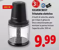 Silvercrest - Tritatutto Elettrico Silvercrest - Tritatutto Elettrico