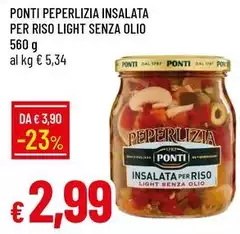 Ponti - Insalata Per Riso Light Senza Olio