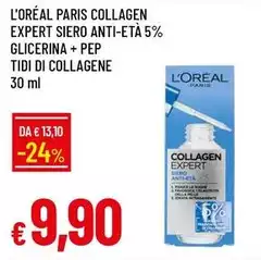 L'Oreal - Paris Collagen Expert Siero Anti-Età 5% Glicerina + Pep