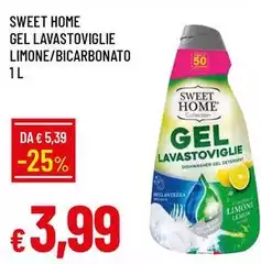 Sweet Home - Gel Lavastoviglie Limone Sweet Home - Gel Lavastoviglie Limone