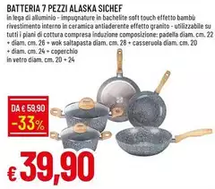 Sichef - Batteria 7 Pezzi Alaska