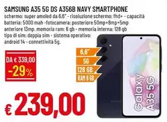 Samsung - A35 5g Ds A356b Navy Smartphone