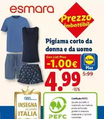 Esmara - Pigiama Corto Da Donna E Da Uomo Esmara - Pigiama Corto Da Donna E Da Uomo
