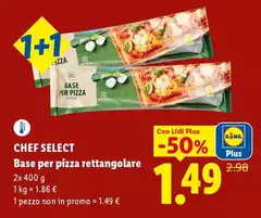 Chef Select - Base Per Pizza Rettangolare