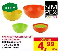 Simpex - Set 3 Insalatiere