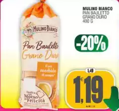 Mulino Bianco - Pan Bauletto Grano Duro