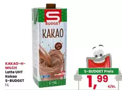 S budget - Latte UHT Kalkoo S budget - Latte UHT Kalkoo