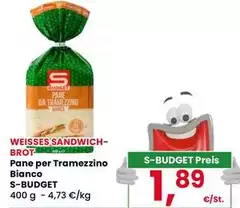 S budget - Pane Per Tramezzino Bianco