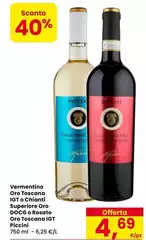 Piccini - Vermentino Oro Toscana IGT Chianti Superiore Oro DOCG Rosato