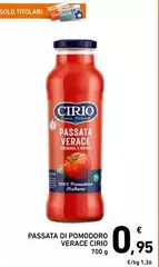 Cirio - Passata Di Pomodoro Verace Cirio - Passata Di Pomodoro Verace