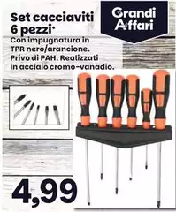 Set Cacciaviti 6 Pezzi