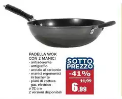 Padella Wok Con 2 Manici