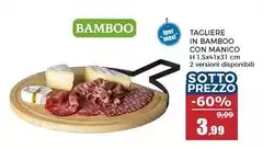 Iper - Tagliere In Bamboo Con Manico
