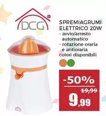 DCG - Spremiagrumi Elettrico 20W