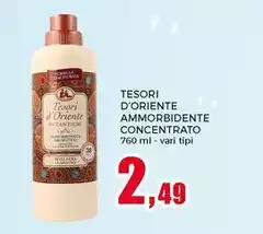 Tesori d’oriente - Ammorbidente Concentrato Tesori d’oriente - Ammorbidente Concentrato