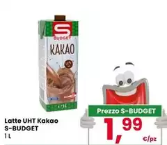 S budget - Latte UHT Kakao S budget - Latte UHT Kakao