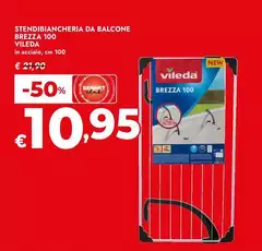 Vileda - Stendibiancheria Da Balcone Brezza