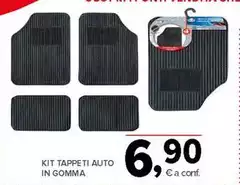 Kit Tappeti Auto In Gomma