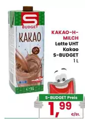 S budget - Latte UHT Kakao S budget - Latte UHT Kakao