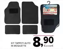 Kit Tappeti Auto In Moquette