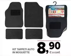 Kit Tappeti Auto In Moquette
